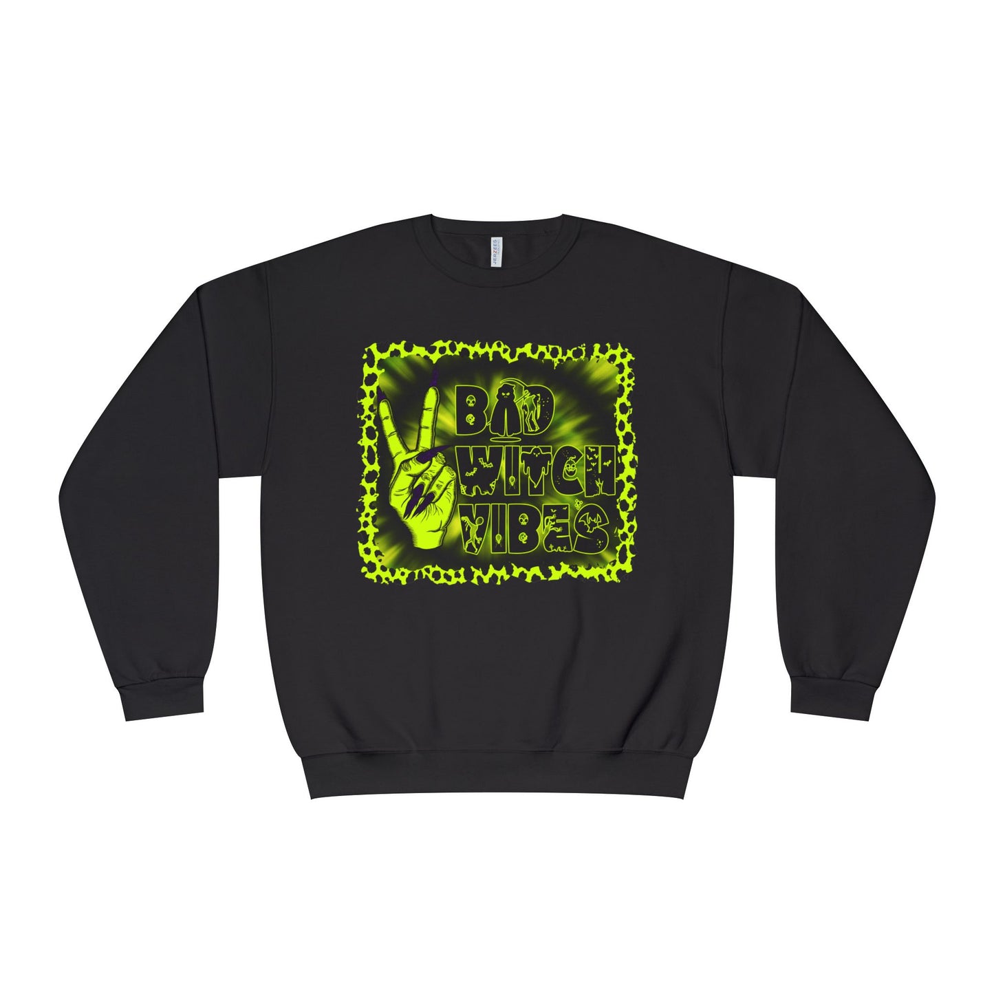 Bad Witch Vibes Unisex Crewneck Sweatshirt