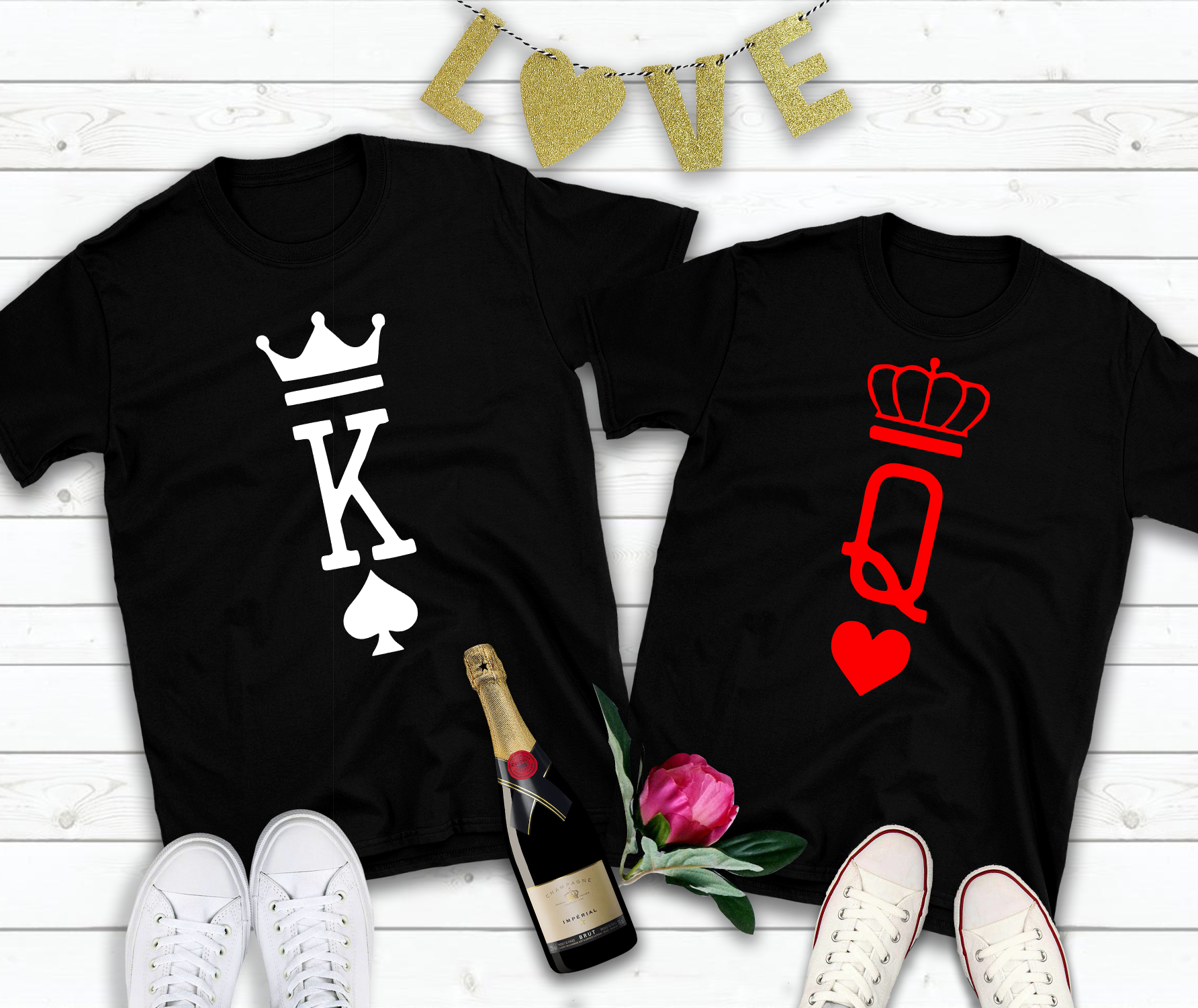 King and online queen t shirt