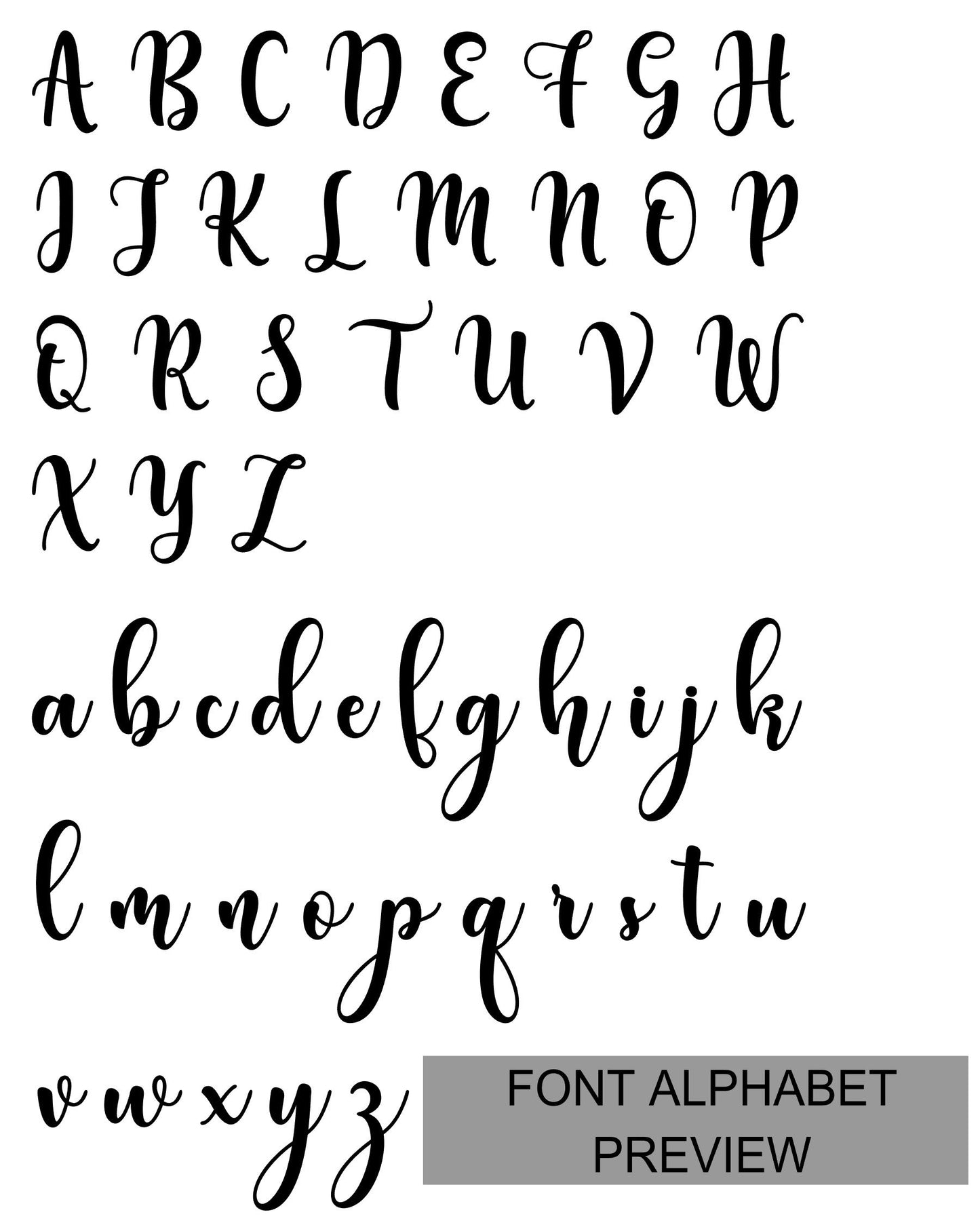 Font Preview for Personalization