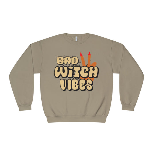 Bad Witch Vibes Unisex Crewneck Sweatshirt