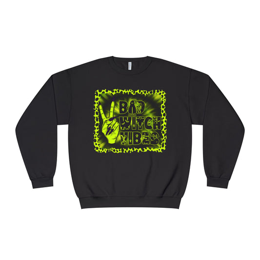 Bad Witch Vibes Unisex Crewneck Sweatshirt
