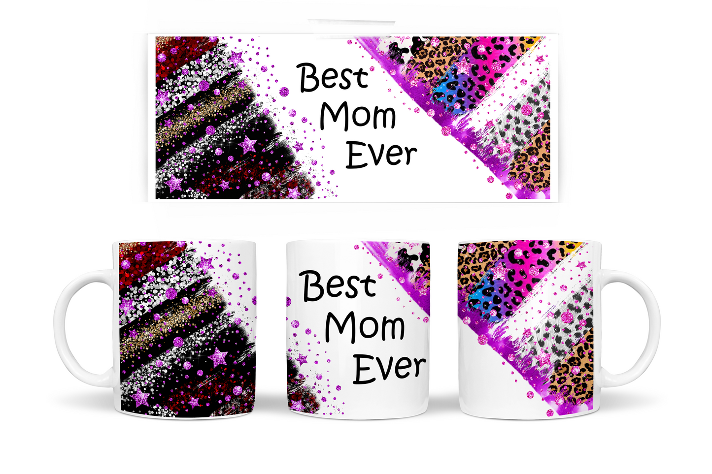 Best Mom Ever Coffee Mug | 11 ounces | Ceramic Mug