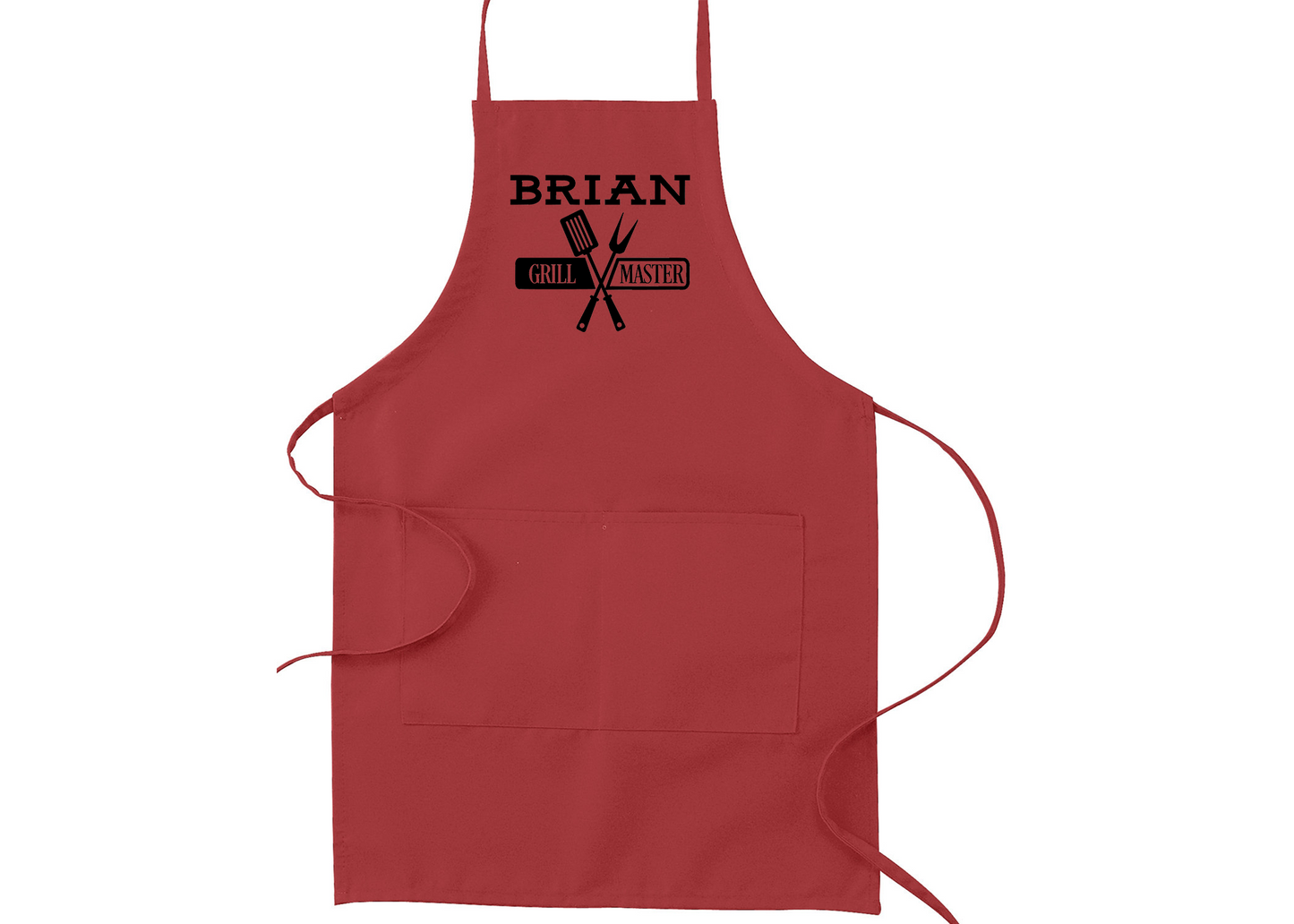 GM01 Personalized Grill Master Barbecue Cook Apron