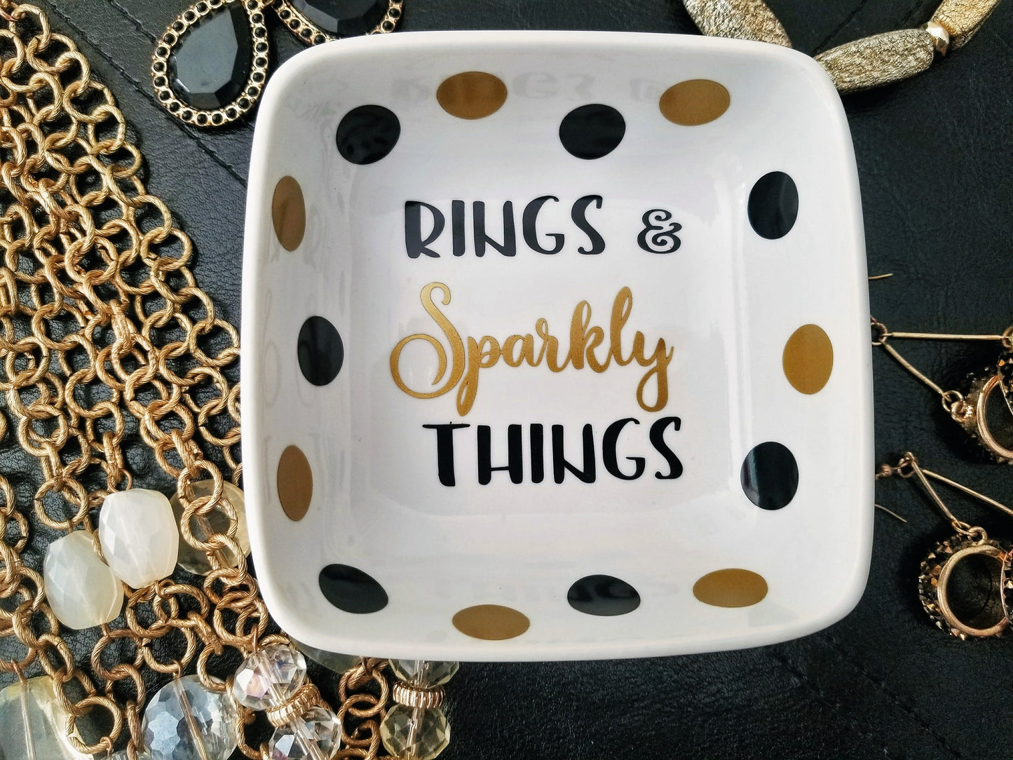 Rings & Sparkly Things Jewelry Dish