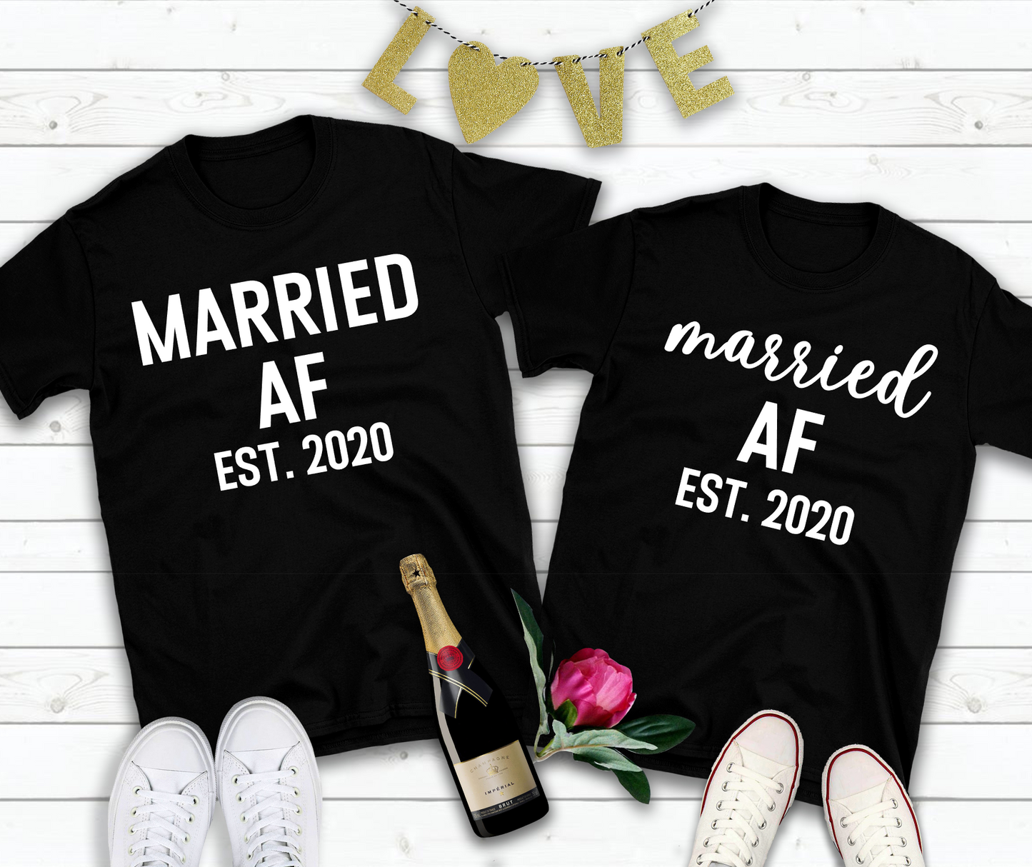 Married AF Adult Couple Shirt