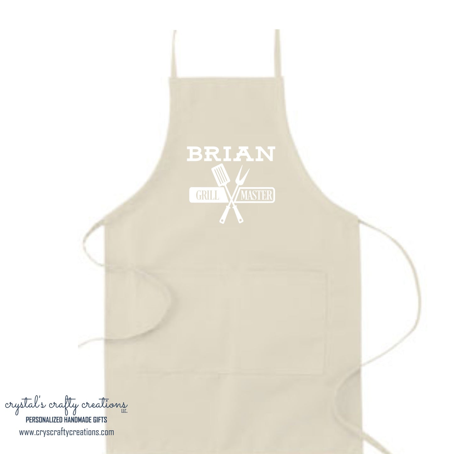 Personalized Grill Master Barbecue Cook Apron