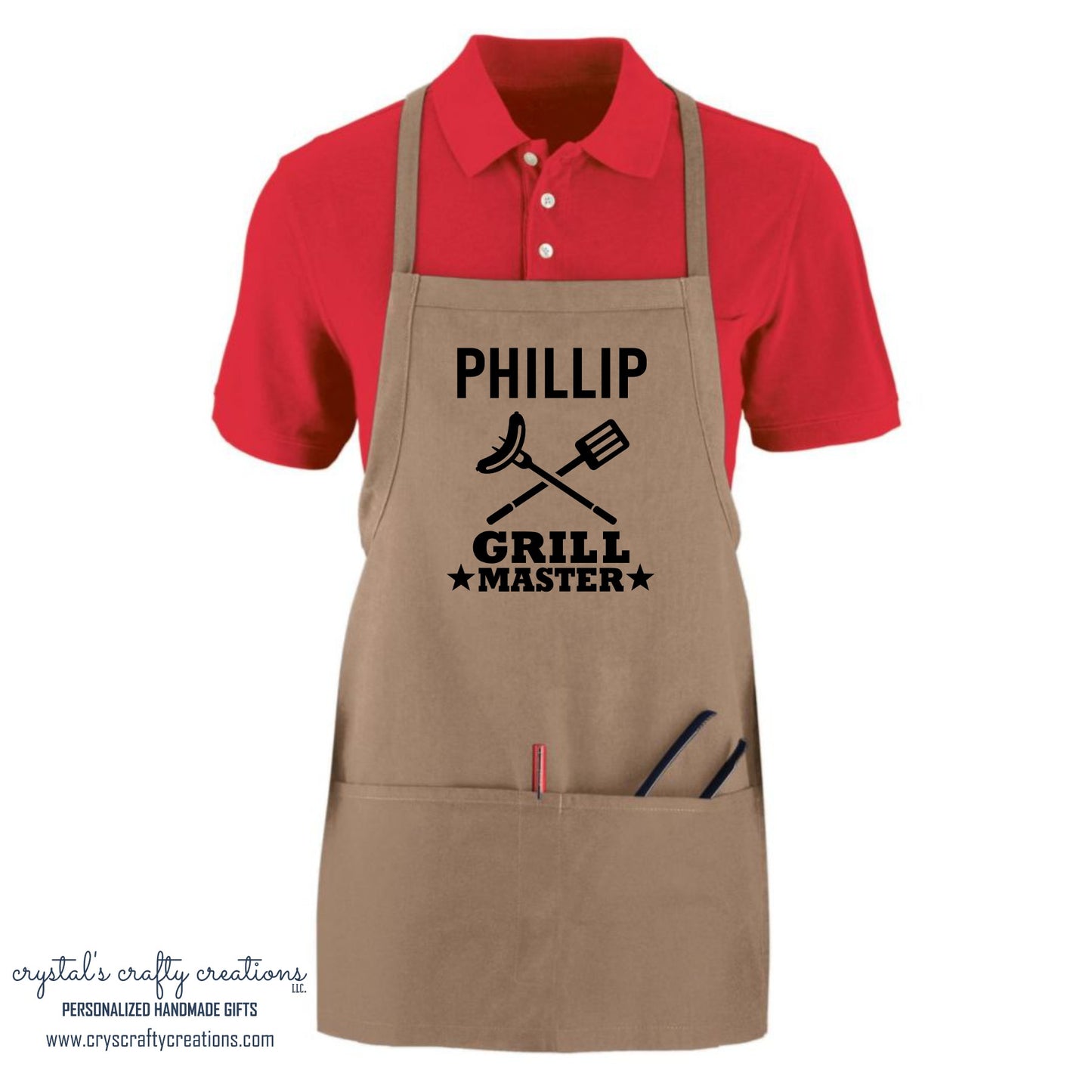 Personalized Grill Master Barbecue Apron