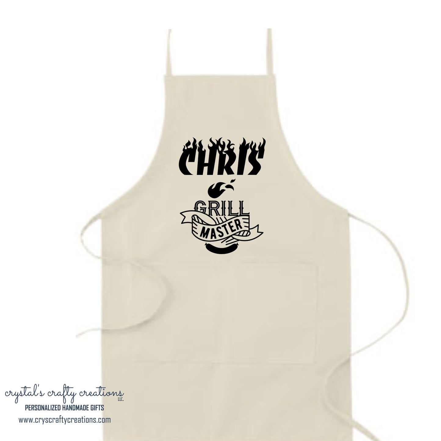 Personalized Grill Master Barbecue Apron