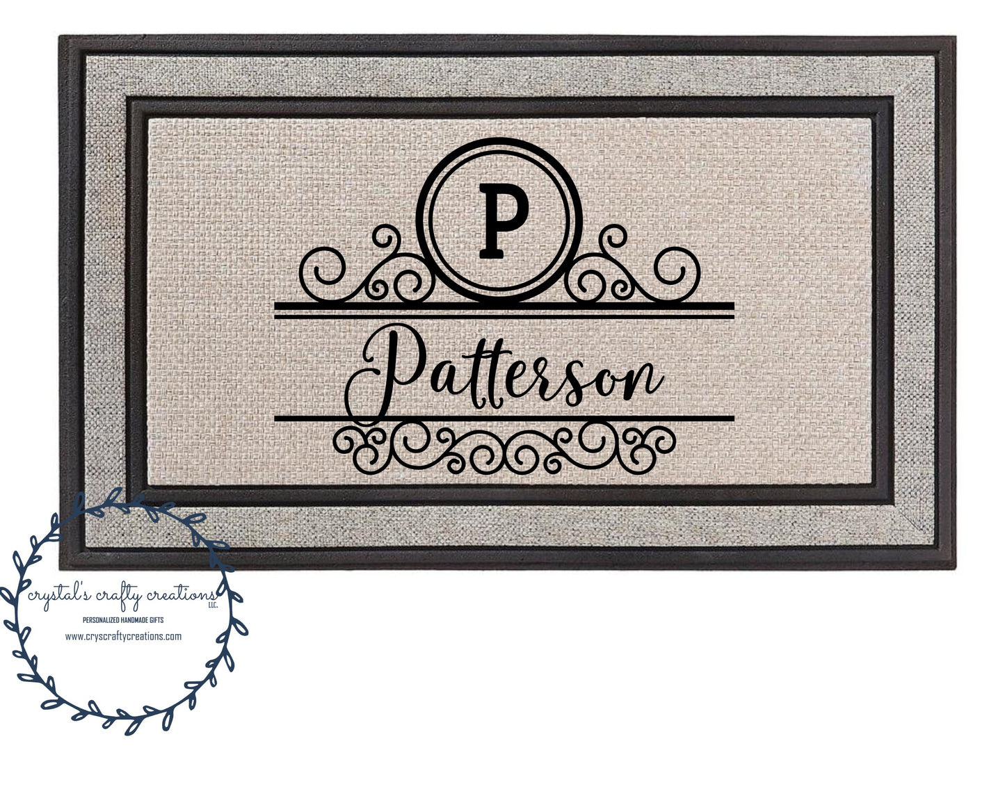 Personalized Family Name Door Mat