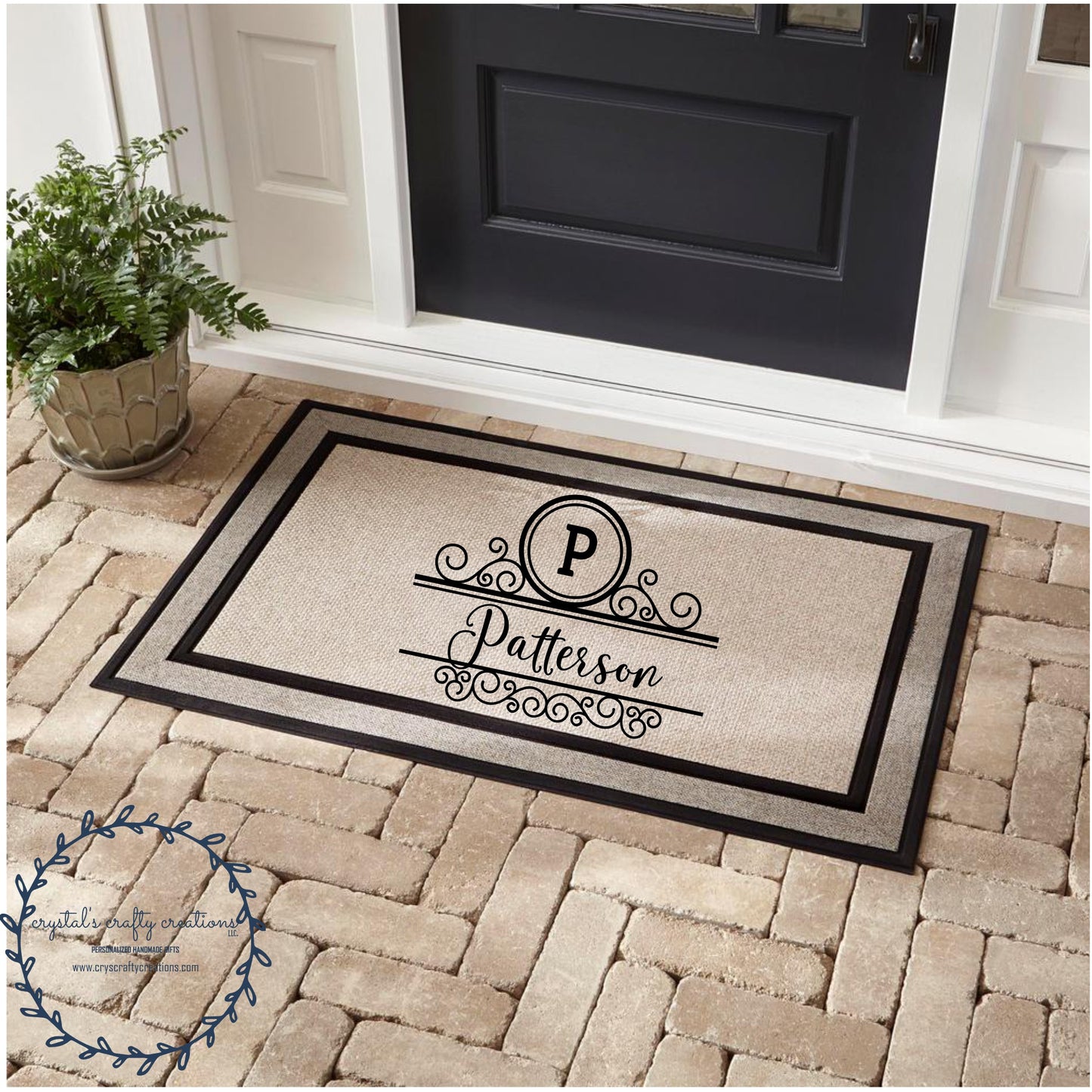 Personalized Family Name Door Mat